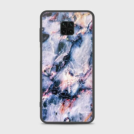 Xiaomi Poco M2 Pro Cover - Colorful Marble Series - HQ Ultra Shine Premium Infinity Glass Soft Silicon Borders Case