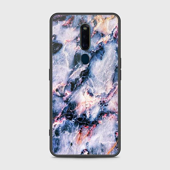 Oppo F11 Pro Cover - Colorful Marble Series - HQ Ultra Shine Premium Infinity Glass Soft Silicon Borders Case