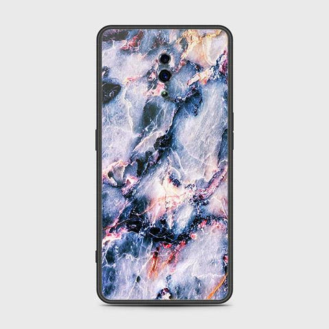 Oppo Reno Cover - Colorful Marble Series - HQ Ultra Shine Premium Infinity Glass Soft Silicon Borders Case