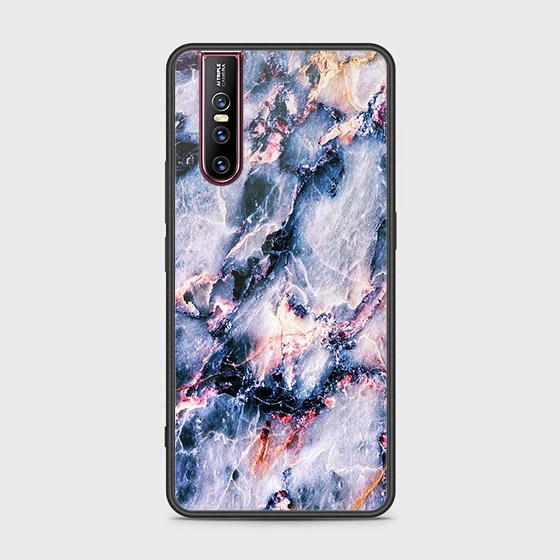 Vivo V15 Pro Cover - Colorful Marble Series - HQ Ultra Shine Premium Infinity Glass Soft Silicon Borders Case