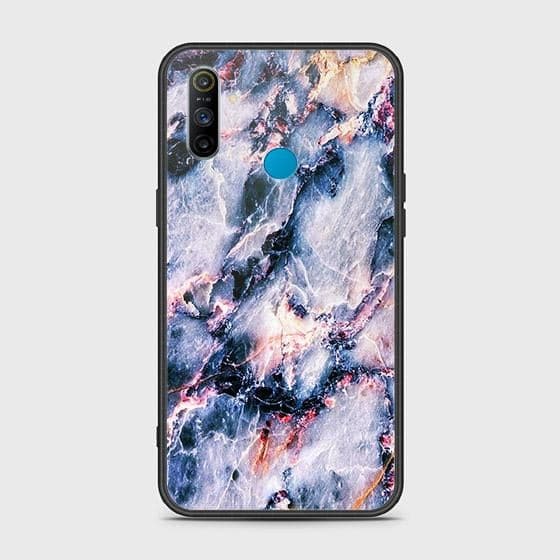 Realme C3 Cover - Colorful Marble Series - HQ Ultra Shine Premium Infinity Glass Soft Silicon Borders Case