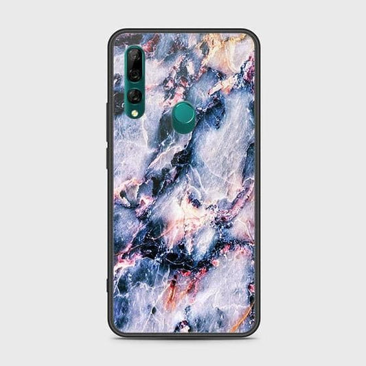 Honor 9X Cover - Colorful Marble Series - HQ Ultra Shine Premium Infinity Glass Soft Silicon Borders Case