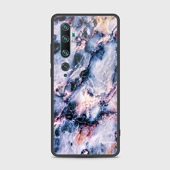 Xiaomi Mi Note 10 Pro Cover - Colorful Marble Series - HQ Ultra Shine Premium Infinity Glass Soft Silicon Borders Case