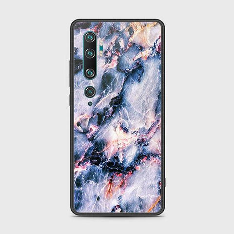 Xiaomi Mi Note 10 Pro Cover - Colorful Marble Series - HQ Ultra Shine Premium Infinity Glass Soft Silicon Borders Case