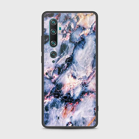 Xiaomi Mi CC9 Pro Cover - Colorful Marble Series - HQ Ultra Shine Premium Infinity Glass Soft Silicon Borders Case