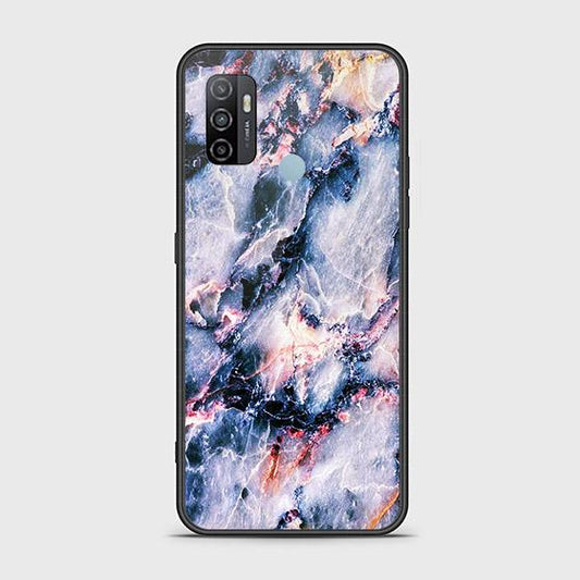 Oppo A53s Cover - Colorful Marble Series - HQ Ultra Shine Premium Infinity Glass Soft Silicon Borders Case