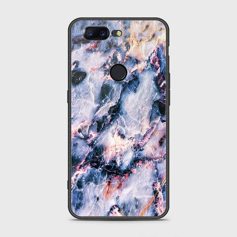 OnePlus 5T Cover- Colorful Marble Series - HQ Ultra Shine Premium Infinity Glass Soft Silicon Borders Case