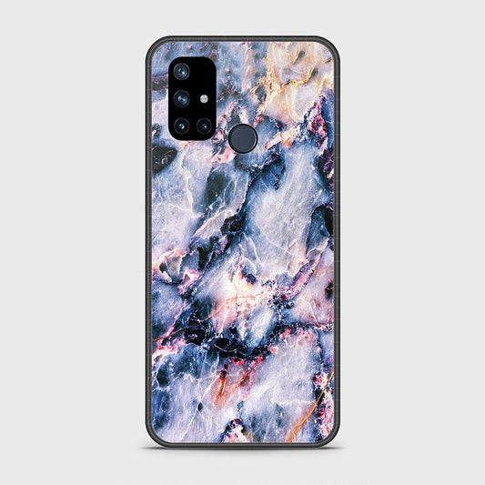 OnePlus Nord N10 5G Cover- Colorful Marble Series - HQ Ultra Shine Premium Infinity Glass Soft Silicon Borders Case