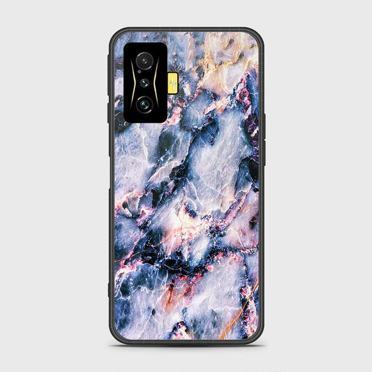 Xiaomi Poco F4 GT Cover- Colorful Marble Series - HQ Ultra Shine Premium Infinity Glass Soft Silicon Borders Case