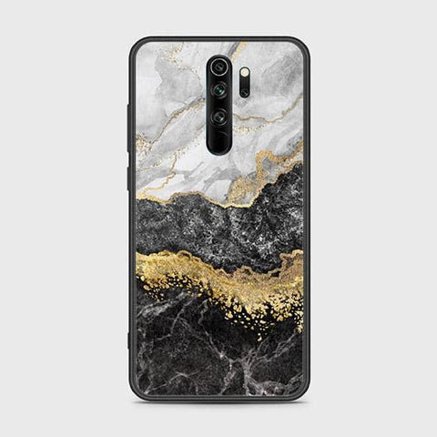 Xiaomi Redmi Note 8 Pro Cover - Colorful Marble Series - HQ Ultra Shine Premium Infinity Glass Soft Silicon Borders Case