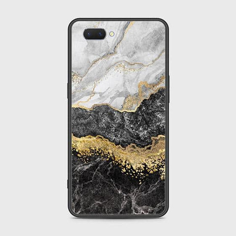 Realme C1 Cover - Colorful Marble Series - HQ Ultra Shine Premium Infinity Glass Soft Silicon Borders Case