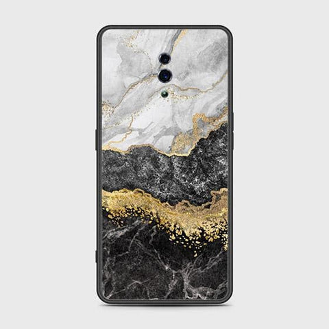 Oppo Reno Cover - Colorful Marble Series - HQ Ultra Shine Premium Infinity Glass Soft Silicon Borders Case