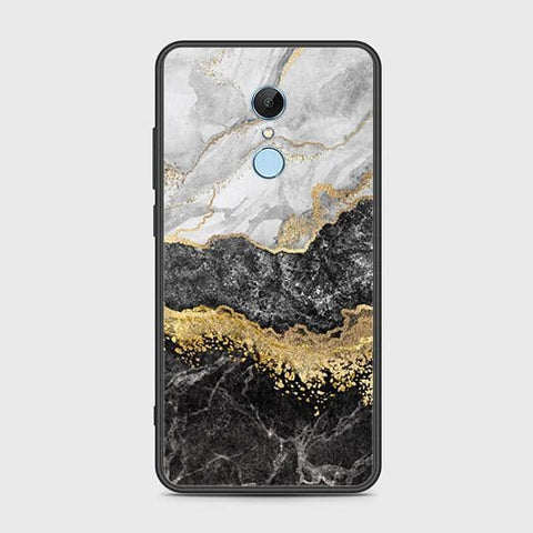 Xiaomi Redmi Note 5 / Redmi 5 Plus Cover - Colorful Marble Series - HQ Ultra Shine Premium Infinity Glass Soft Silicon Borders Case