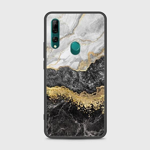 Honor 9X Cover - Colorful Marble Series - HQ Ultra Shine Premium Infinity Glass Soft Silicon Borders Case