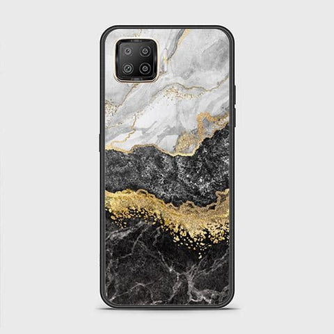 Oppo F17 Cover - Colorful Marble Series - HQ Ultra Shine Premium Infinity Glass Soft Silicon Borders Case