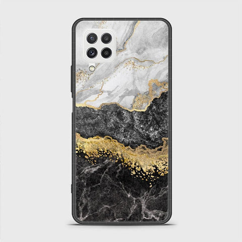 Samsung Galaxy M32 Cover- Colorful Marble Series - HQ Ultra Shine Premium Infinity Glass Soft Silicon Borders Case