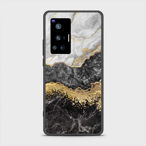 Vivo X70 Pro Cover - Colorful Marble Series - HQ Ultra Shine Premium Infinity Glass Soft Silicon Borders Case