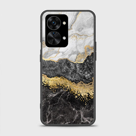 OnePlus Nord 2T Cover - Colorful Marble Series - HQ Ultra Shine Premium Infinity Glass Soft Silicon Borders Case