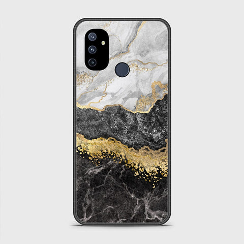 OnePlus Nord N100 Cover- Colorful Marble Series - HQ Ultra Shine Premium Infinity Glass Soft Silicon Borders Case