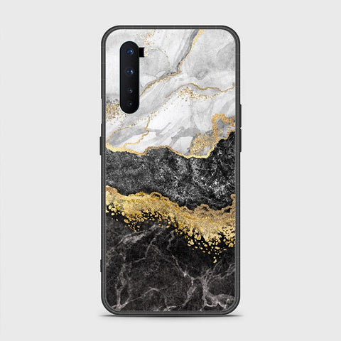 OnePlus Nord Cover- Colorful Marble Series - HQ Ultra Shine Premium Infinity Glass Soft Silicon Borders Case