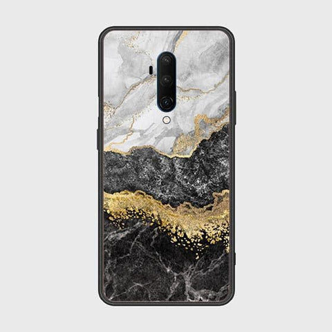 OnePlus 7T Pro Cover - Colorful Marble Series - HQ Ultra Shine Premium Infinity Glass Soft Silicon Borders Case