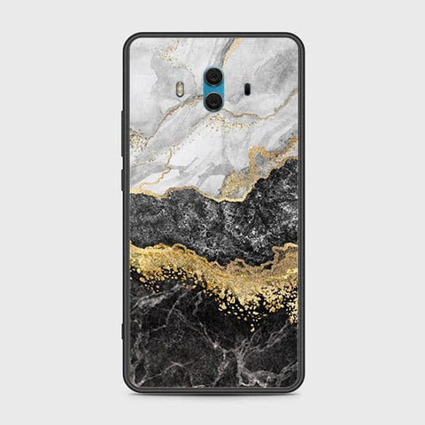 Huawei Mate 10 Cover - Colorful Marble Series - HQ Ultra Shine Premium Infinity Glass Soft Silicon Borders Case