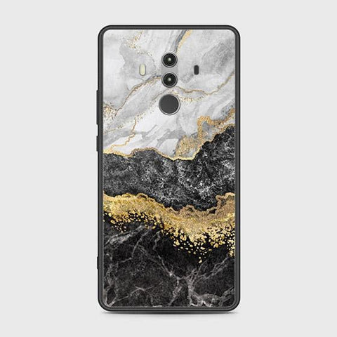 Huawei Mate 10 Pro Cover - Colorful Marble Series - HQ Ultra Shine Premium Infinity Glass Soft Silicon Borders Case