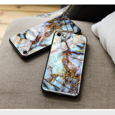Xiaomi Pocophone F1 Cover - Colorful Marble Series - HQ Ultra Shine Premium Infinity Glass Soft Silicon Borders Case