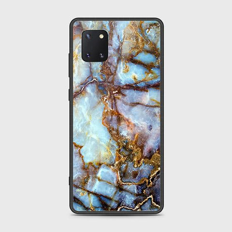 Samsung Galaxy Note 10 Lite Cover - Colorful Marble Series - HQ Ultra Shine Premium Infinity Glass Soft Silicon Borders Case