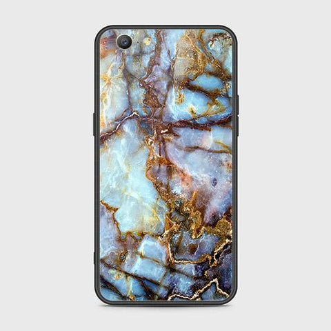 Oppo A39 Cover - Colorful Marble Series - HQ Ultra Shine Premium Infinity Glass Soft Silicon Borders Case