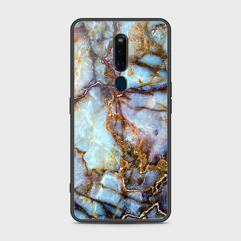 Oppo F11 Pro Cover - Colorful Marble Series - HQ Ultra Shine Premium Infinity Glass Soft Silicon Borders Case