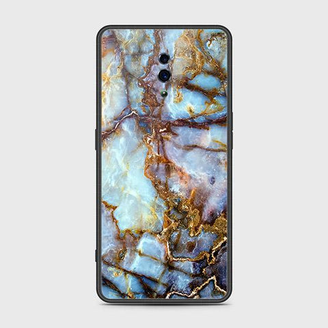 Oppo Reno Cover - Colorful Marble Series - HQ Ultra Shine Premium Infinity Glass Soft Silicon Borders Case