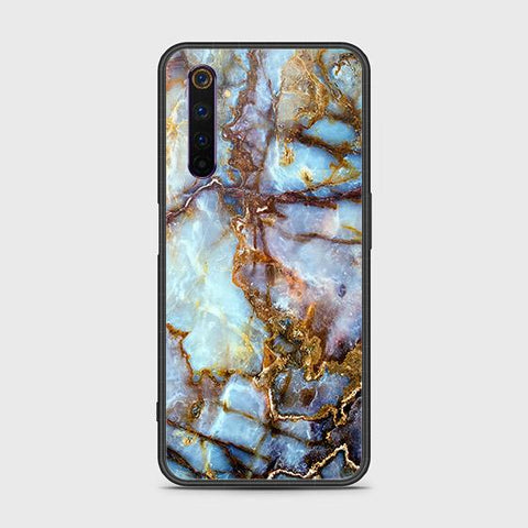 Realme 6 Pro Cover - Colorful Marble Series - HQ Ultra Shine Premium Infinity Glass Soft Silicon Borders Case