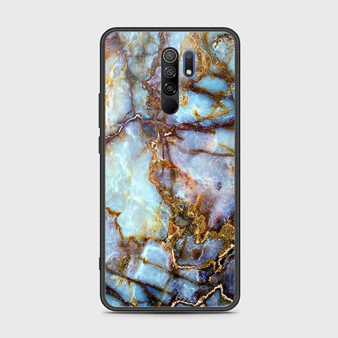 Xiaomi Redmi 9 Prime Cover - Colorful Marble Series - HQ Ultra Shine Premium Infinity Glass Soft Silicon Borders Case