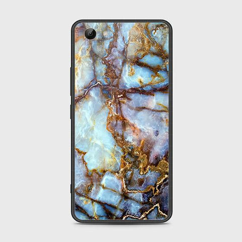 Vivo Y81 Cover - Colorful Marble Series - HQ Ultra Shine Premium Infinity Glass Soft Silicon Borders Case