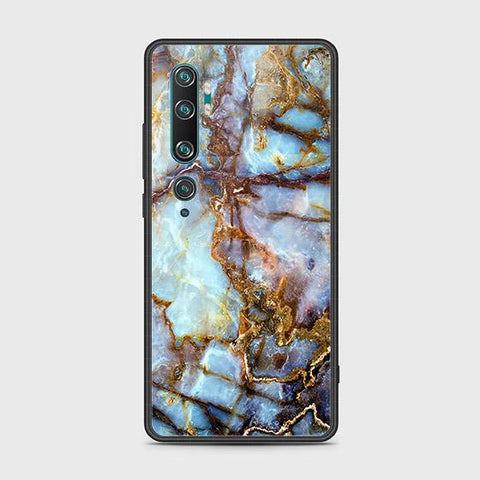 Xiaomi Mi Note 10 Pro Cover - Colorful Marble Series - HQ Ultra Shine Premium Infinity Glass Soft Silicon Borders Case