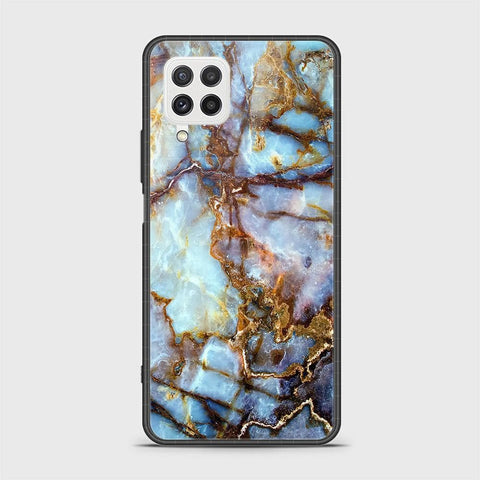 Samsung Galaxy M32 Cover- Colorful Marble Series - HQ Ultra Shine Premium Infinity Glass Soft Silicon Borders Case