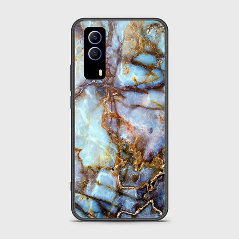 Vivo Y53s 5G Cover - Colorful Marble Series - HQ Ultra Shine Premium Infinity Glass Soft Silicon Borders Case