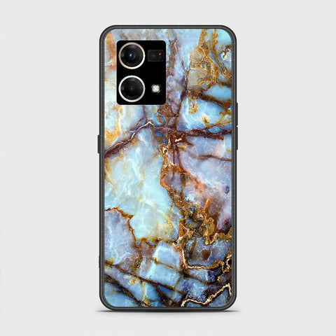 Oppo F21 Pro 4G Cover - Colorful Marble Series - HQ Ultra Shine Premium Infinity Glass Soft Silicon Borders Case