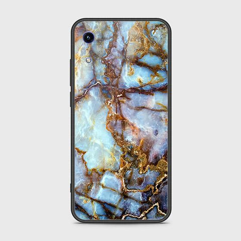 Huawei Honor 8A Cover - Colorful Marble Series - HQ Ultra Shine Premium Infinity Glass Soft Silicon Borders Case