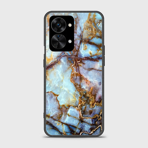 OnePlus Nord 2T Cover - Colorful Marble Series - HQ Ultra Shine Premium Infinity Glass Soft Silicon Borders Case