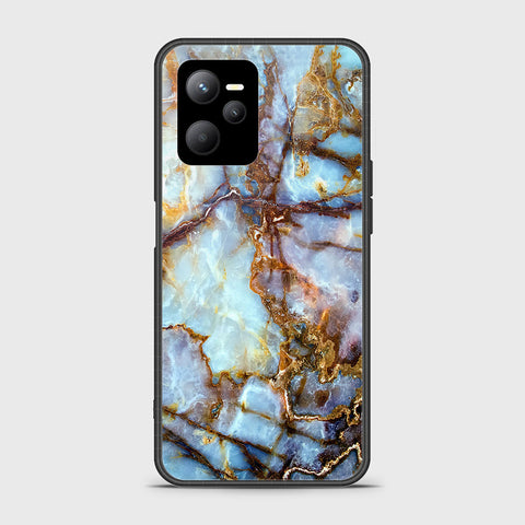 Realme Q5 Cover- Colorful Marble Series - HQ Ultra Shine Premium Infinity Glass Soft Silicon Borders Case