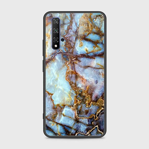 Honor 20 Cover - Colorful Marble Series - HQ Ultra Shine Premium Infinity Glass Soft Silicon Borders Case