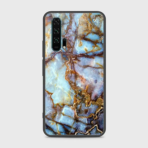 Honor 20 Pro Cover - Colorful Marble Series - HQ Ultra Shine Premium Infinity Glass Soft Silicon Borders Case