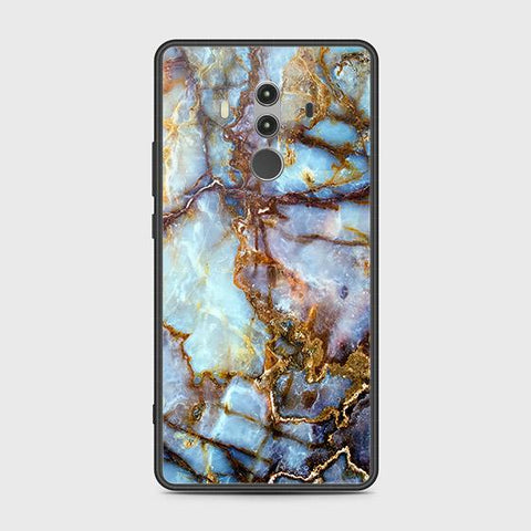 Huawei Mate 10 Pro Cover - Colorful Marble Series - HQ Ultra Shine Premium Infinity Glass Soft Silicon Borders Case