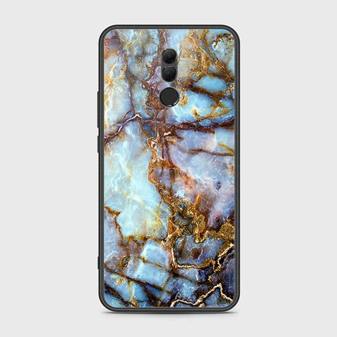 Huawei Mate 20 Lite Cover - Colorful Marble Series - HQ Ultra Shine Premium Infinity Glass Soft Silicon Borders Case