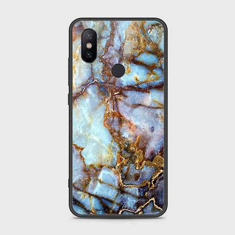 Xiaomi Mi A2 / Mi 6X Cover - Colorful Marble Series - HQ Ultra Shine Premium Infinity Glass Soft Silicon Borders Case