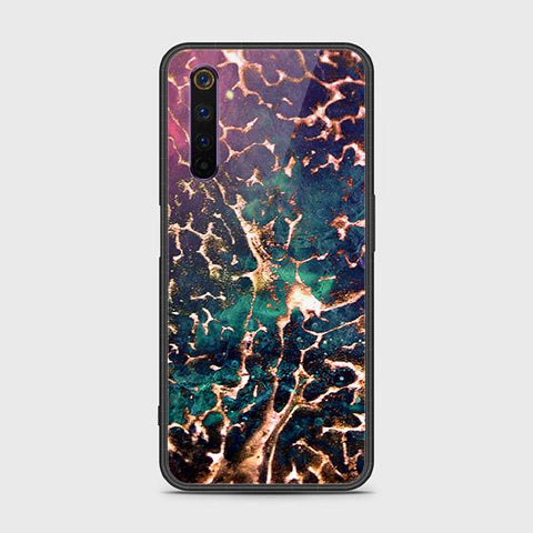 Realme 6 Pro Cover - Colorful Marble Series - HQ Ultra Shine Premium Infinity Glass Soft Silicon Borders Case