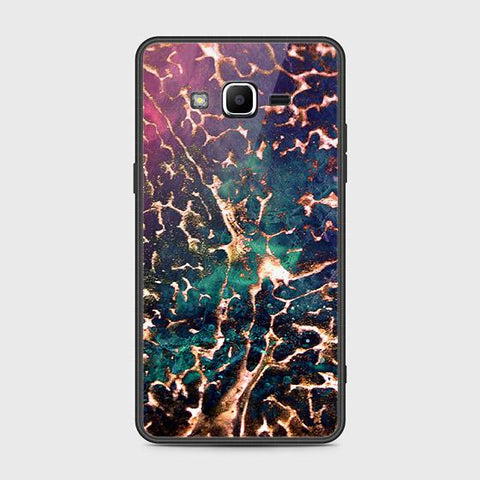 Samsung Galaxy J2 Prime Cover - Colorful Marble Series - HQ Ultra Shine Premium Infinity Glass Soft Silicon Borders Case