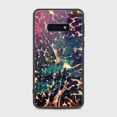 Samsung Galaxy S10e Cover - Colorful Marble Series - HQ Ultra Shine Premium Infinity Glass Soft Silicon Borders Case